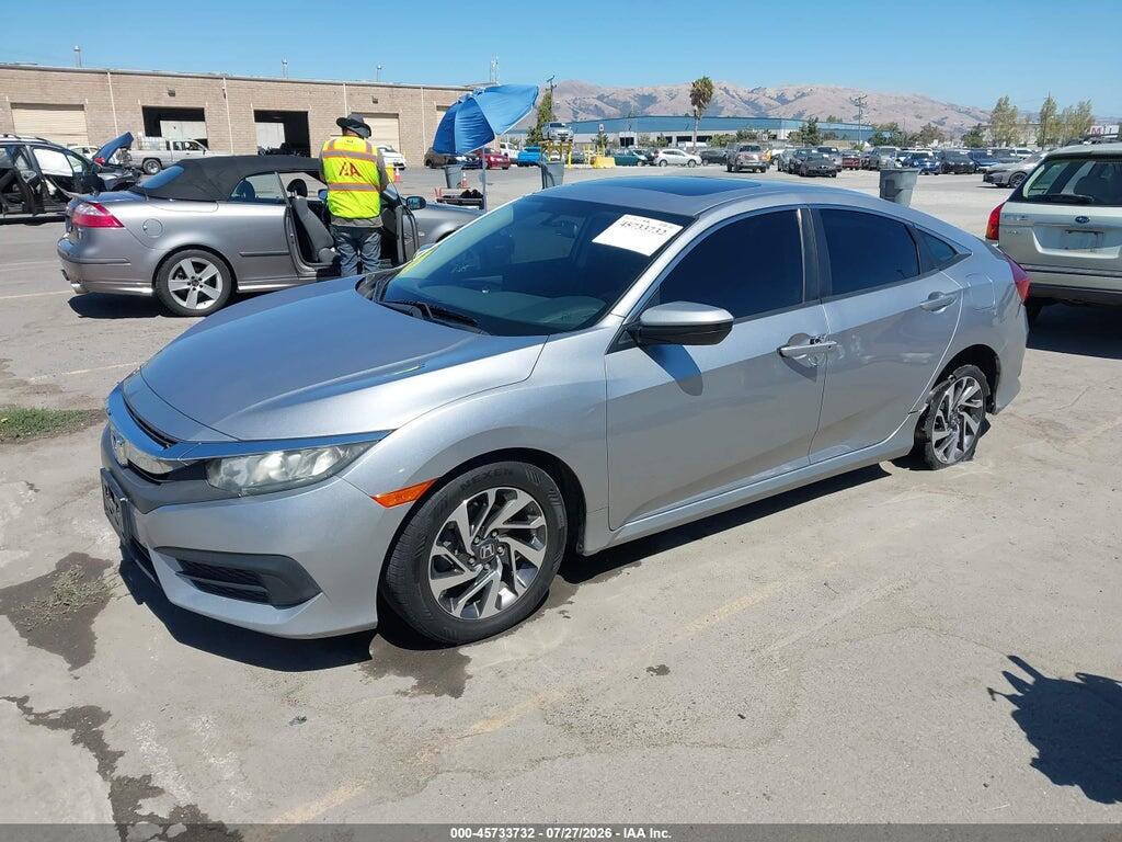 19XFC2F76GE221735 2016 HONDA CIVIC photo no. 2
