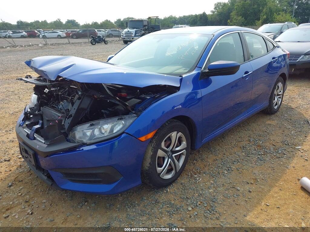 19XFC2F52GE059617 2016 HONDA CIVIC photo no. 2