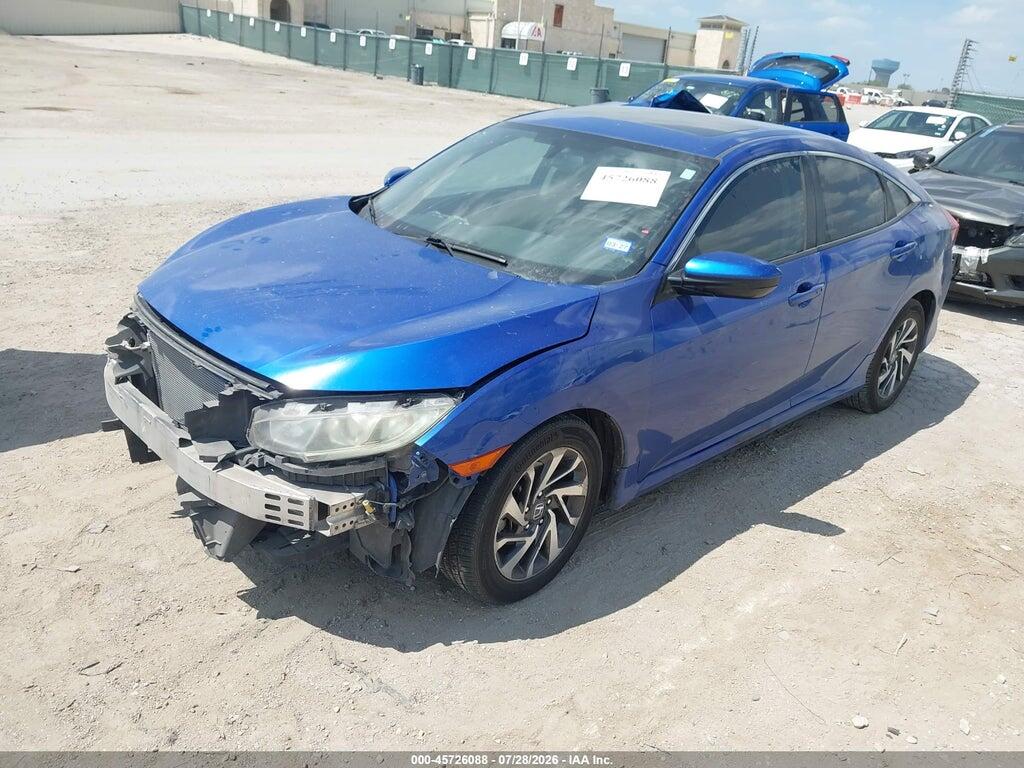19XFC2F76GE032602 2016 HONDA CIVIC photo no. 2