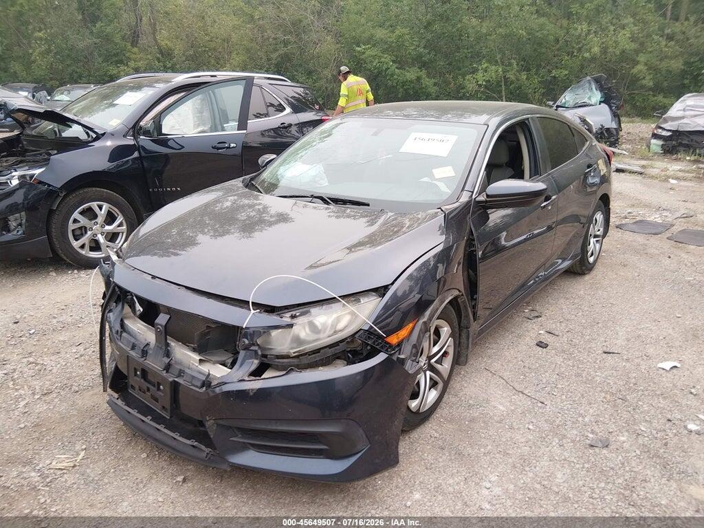 19XFC2F55GE025199 2016 HONDA CIVIC photo no. 2