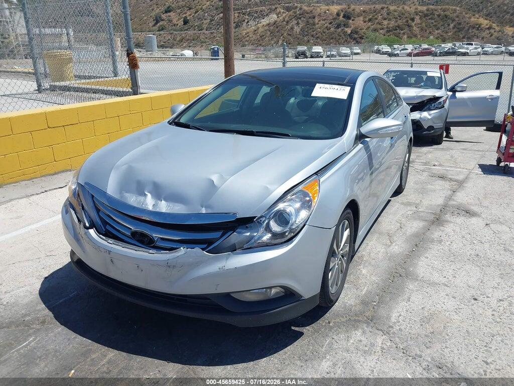 5NPEC4AC9EH814462 2014 HYUNDAI SONATA photo no. 2