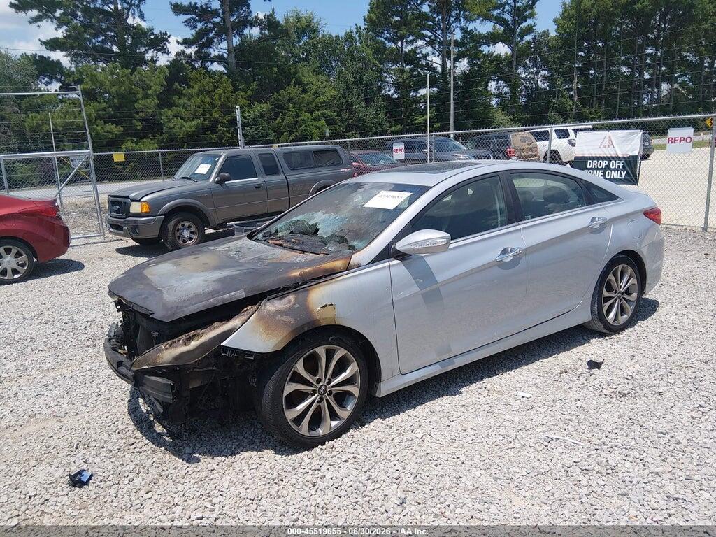 5NPEC4AC8EH897155 2014 HYUNDAI SONATA photo no. 2