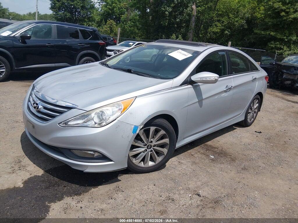 5NPEC4AC1EH874025 2014 HYUNDAI SONATA photo no. 2