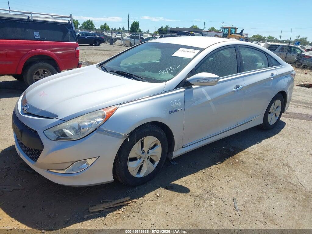 KMHEC4A49EA115375 2014 HYUNDAI SONATA HYBRID photo no. 2