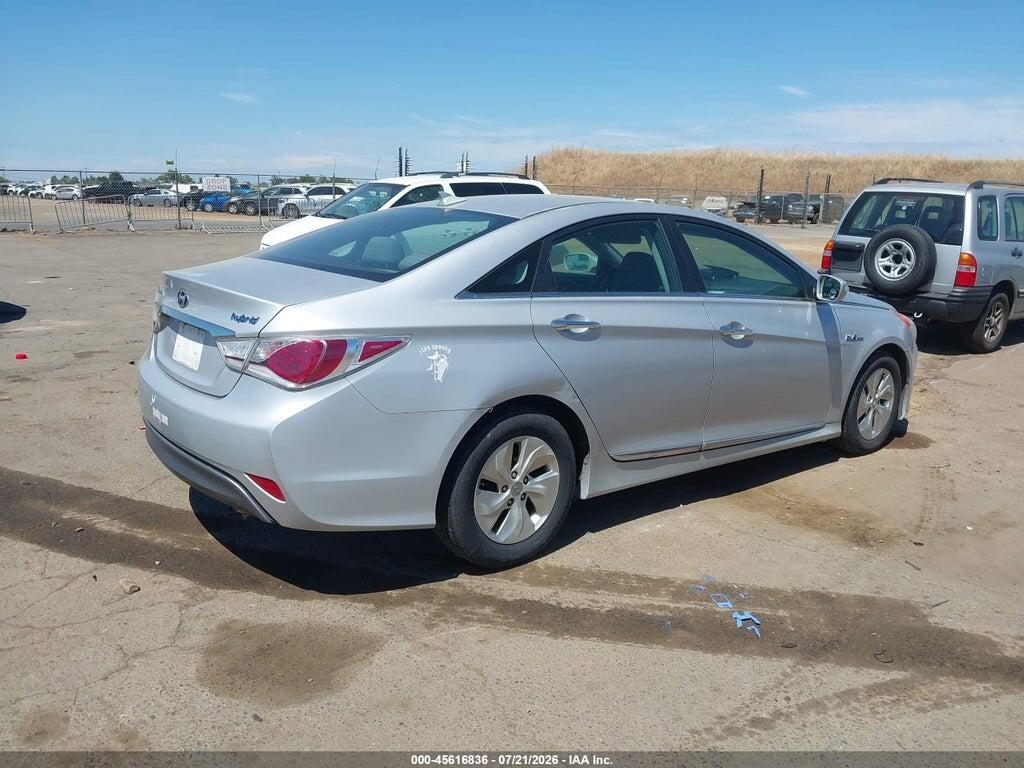 KMHEC4A49EA115375 2014 HYUNDAI SONATA HYBRID photo no. 4