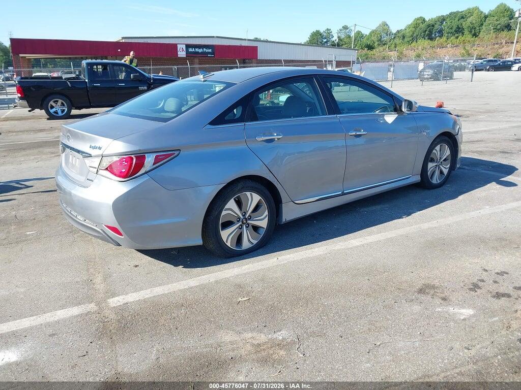 KMHEC4A41EA112583 2014 HYUNDAI SONATA HYBRID photo no. 4