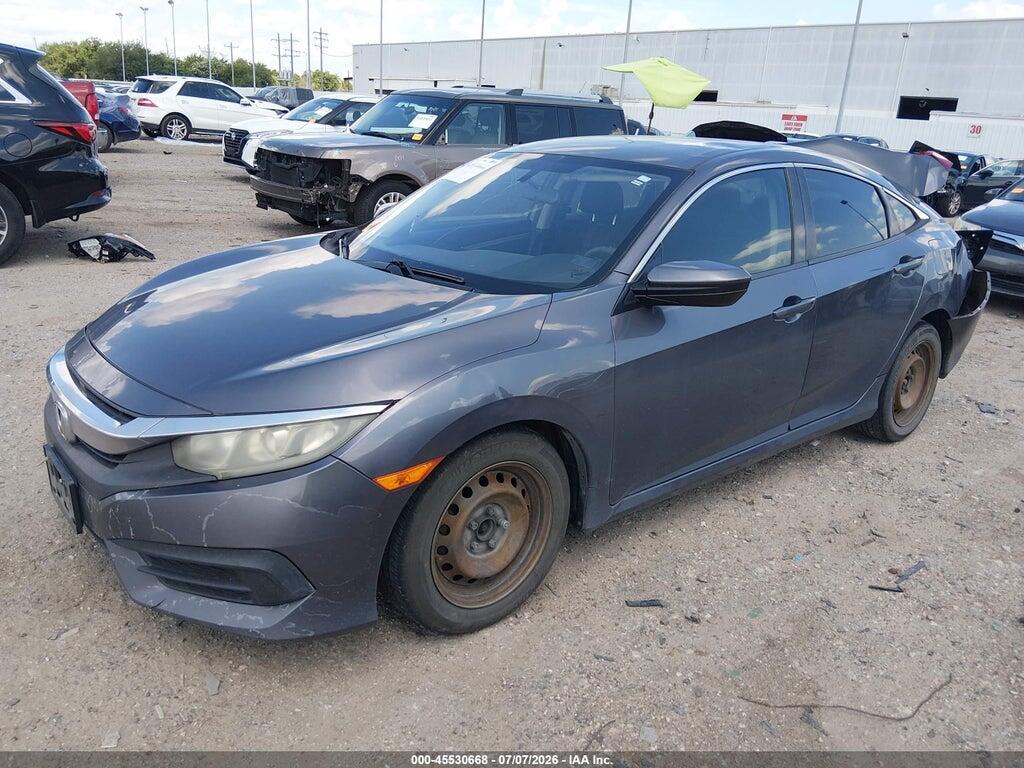 19XFC2F51GE015155 2016 HONDA CIVIC photo no. 2