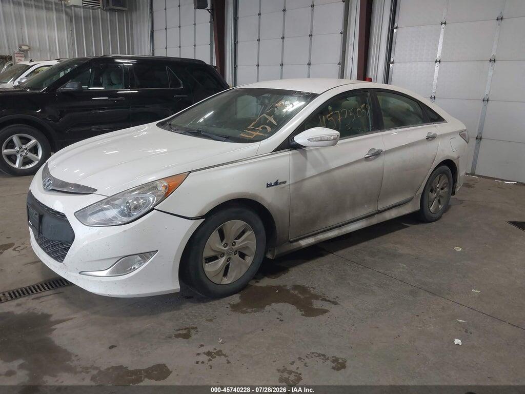 KMHEC4A45EA113798 2014 HYUNDAI SONATA HYBRID photo no. 2