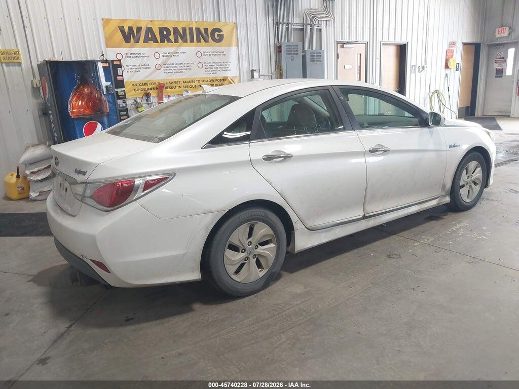 KMHEC4A45EA113798 2014 HYUNDAI SONATA HYBRID photo no. 4