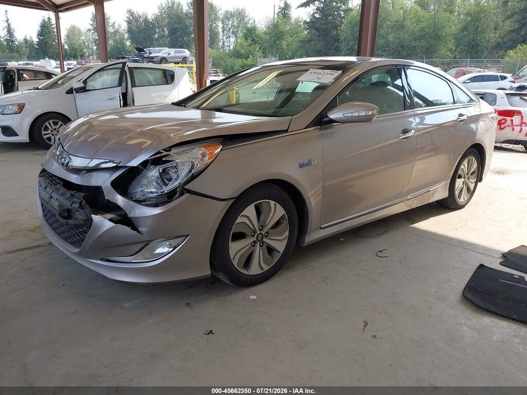 KMHEC4A49EA102478 2014 HYUNDAI SONATA HYBRID photo no. 2
