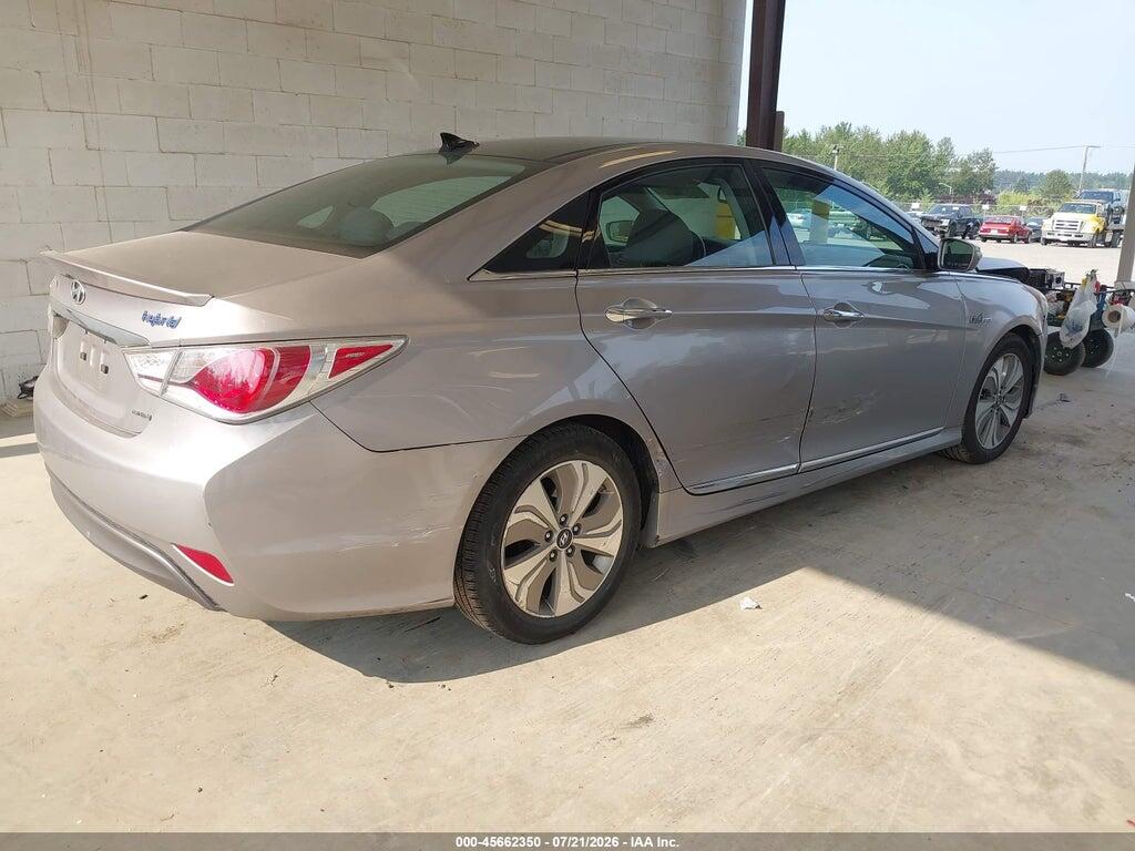 KMHEC4A49EA102478 2014 HYUNDAI SONATA HYBRID photo no. 4