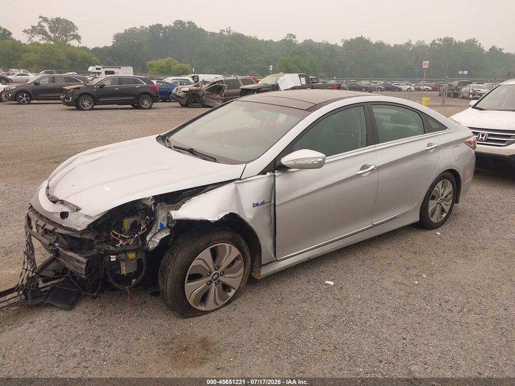KMHEC4A43EA105747 2014 HYUNDAI SONATA HYBRID photo no. 2