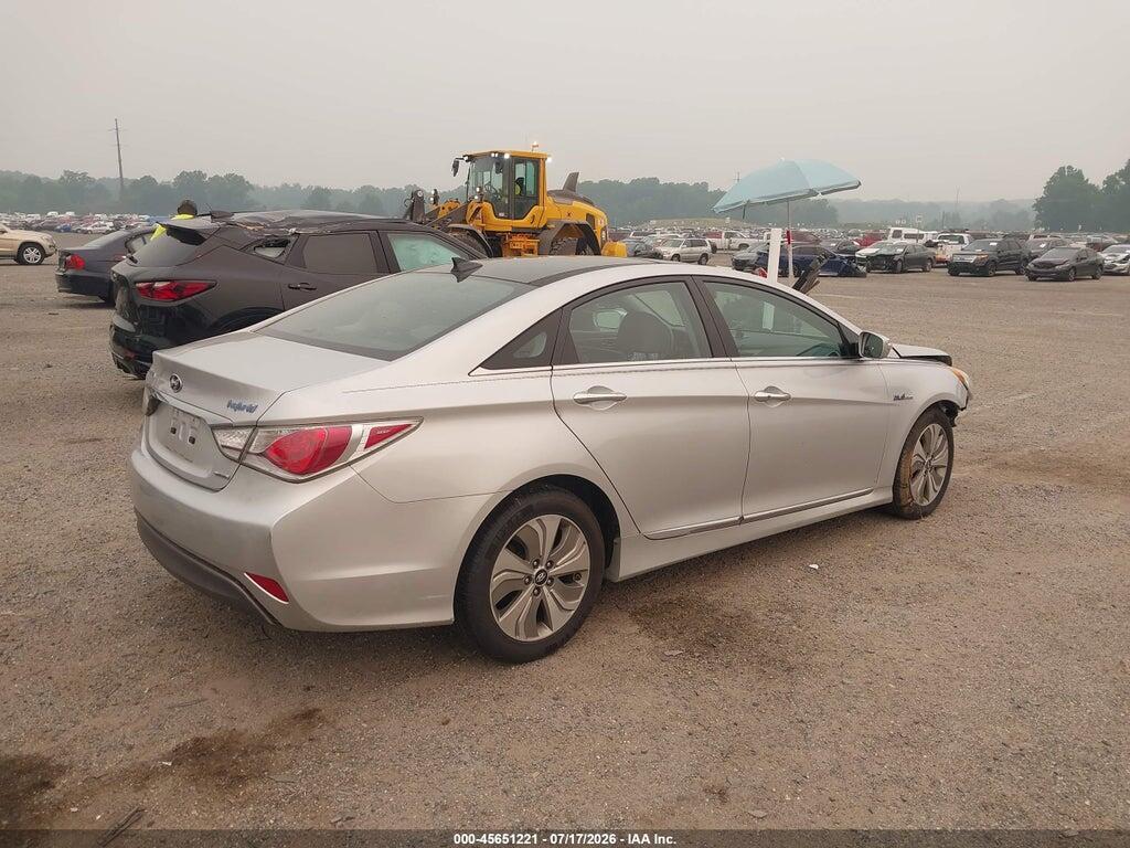 KMHEC4A43EA105747 2014 HYUNDAI SONATA HYBRID photo no. 4
