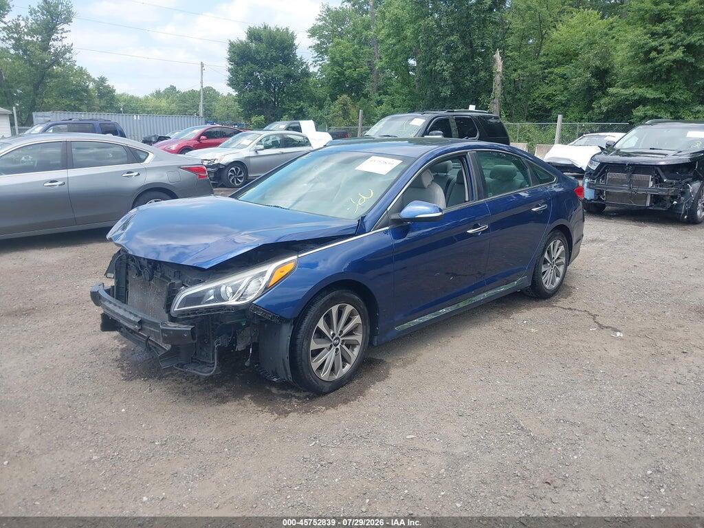 5NPE34AF6HH474668 2017 HYUNDAI SONATA photo no. 2