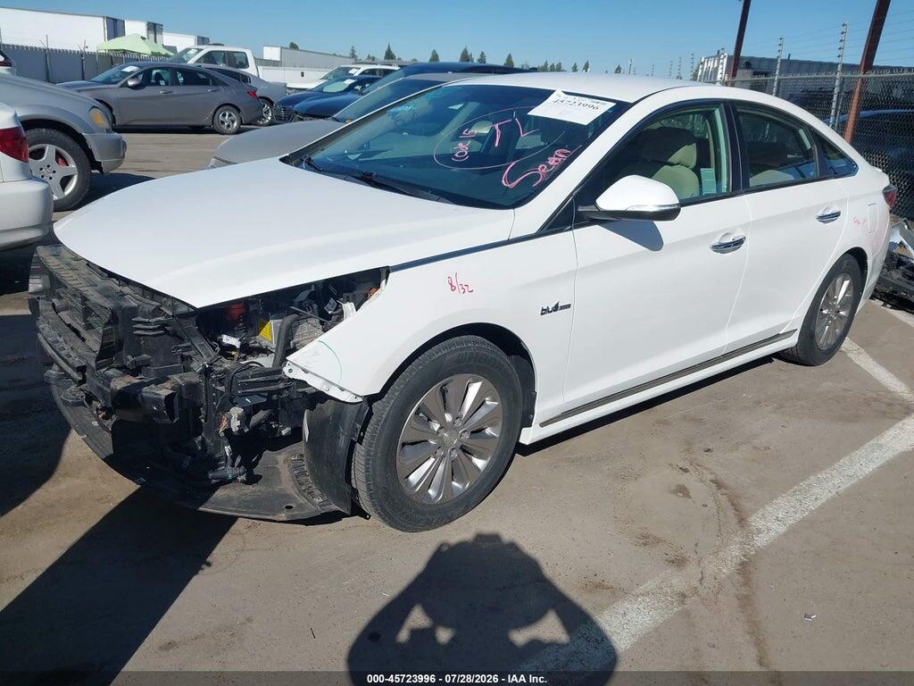 KMHE24L13HA058004 2017 HYUNDAI SONATA HYBRID photo no. 2