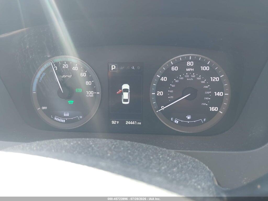 KMHE24L13HA058004 2017 HYUNDAI SONATA HYBRID photo no. 7