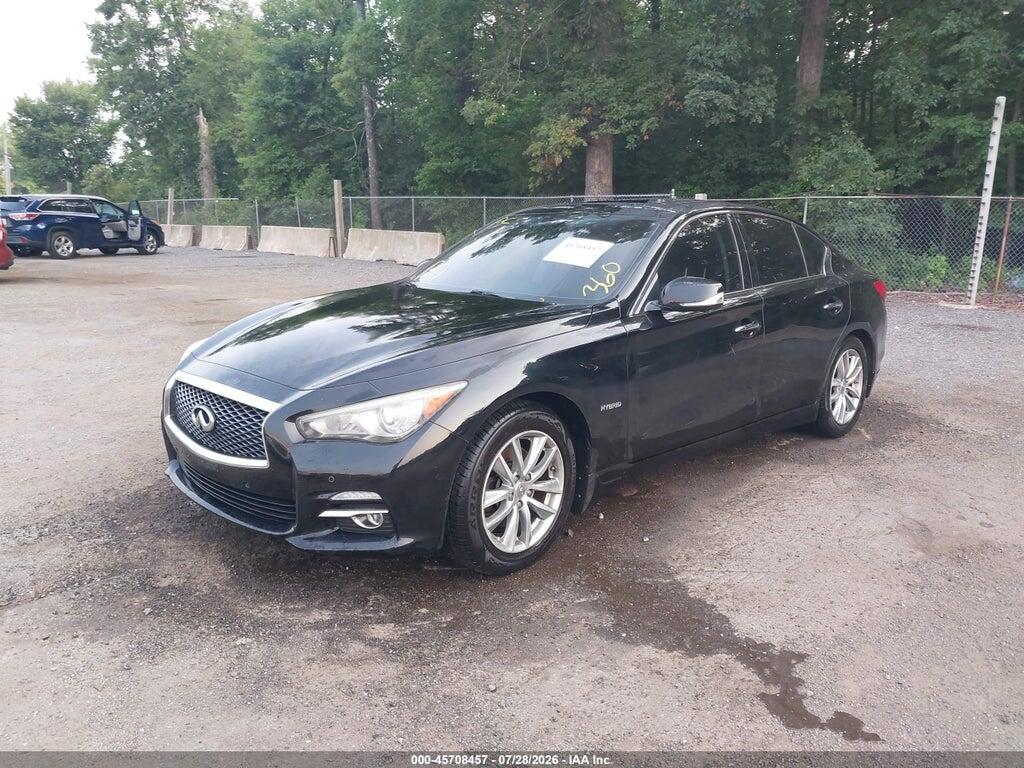 JN1AV7AR5EM702913 2014 INFINITI Q50 HYBRID photo no. 2