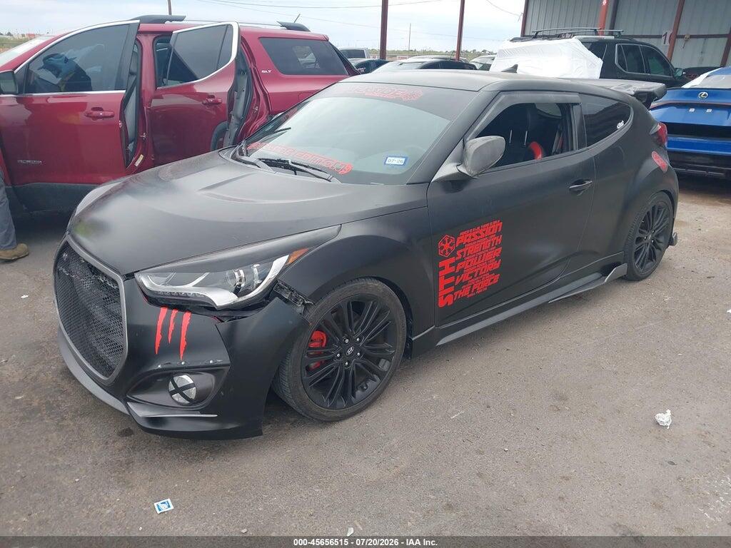 KMHTC6AE3HU314243 2017 HYUNDAI VELOSTER photo no. 2