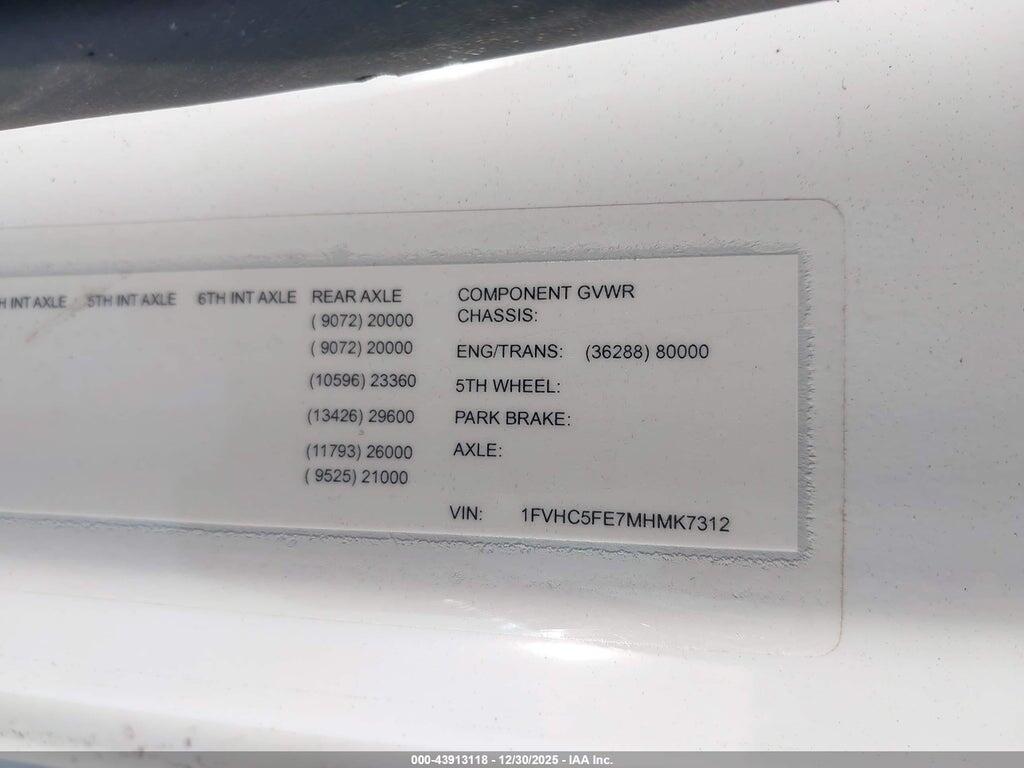 1FVHC5FE7MHMK7312 2021 FREIGHTLINER M2 112 photo no. 9