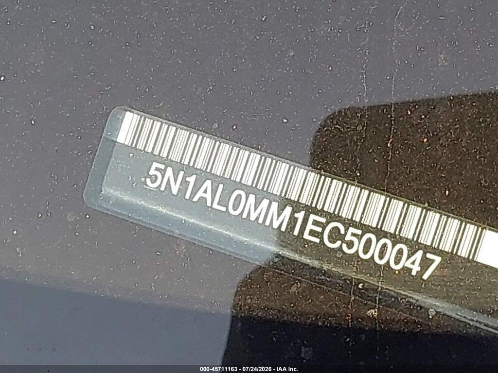 5N1AL0MM1EC500047 2014 INFINITI QX60 photo no. 12