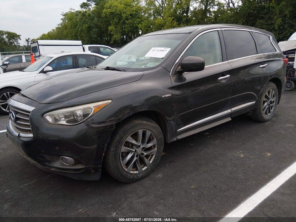 5N1CL0MM2EC523183 2014 INFINITI QX60 HYBRID photo no. 2
