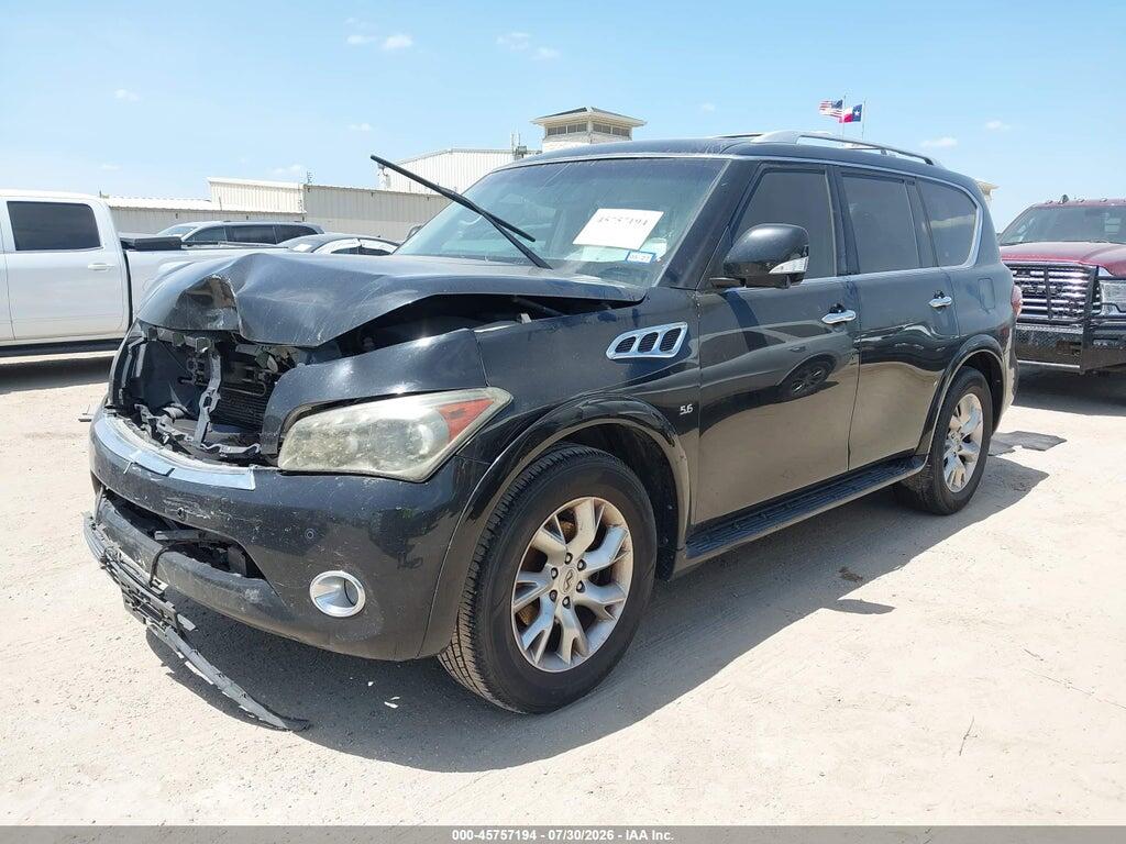 JN8AZ2NF4E9556208 2014 INFINITI QX80 photo no. 2