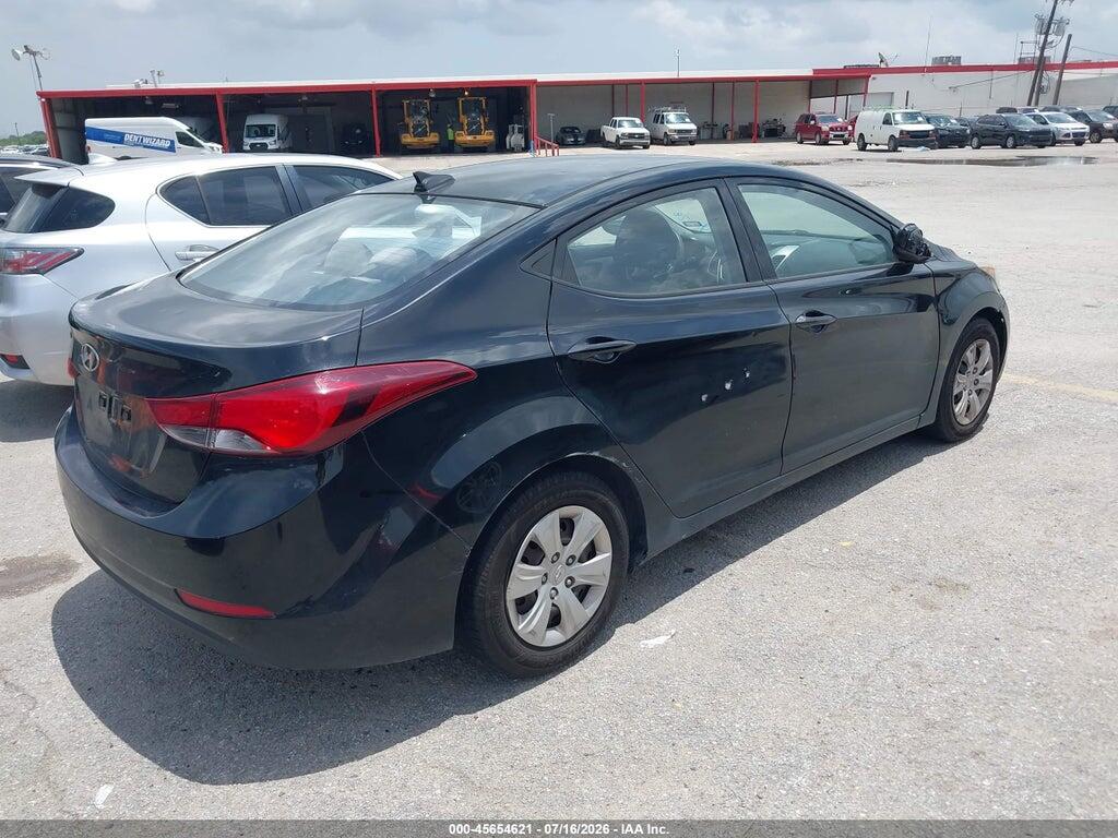 5NPDH4AE2GH694666 2016 HYUNDAI ELANTRA photo no. 4