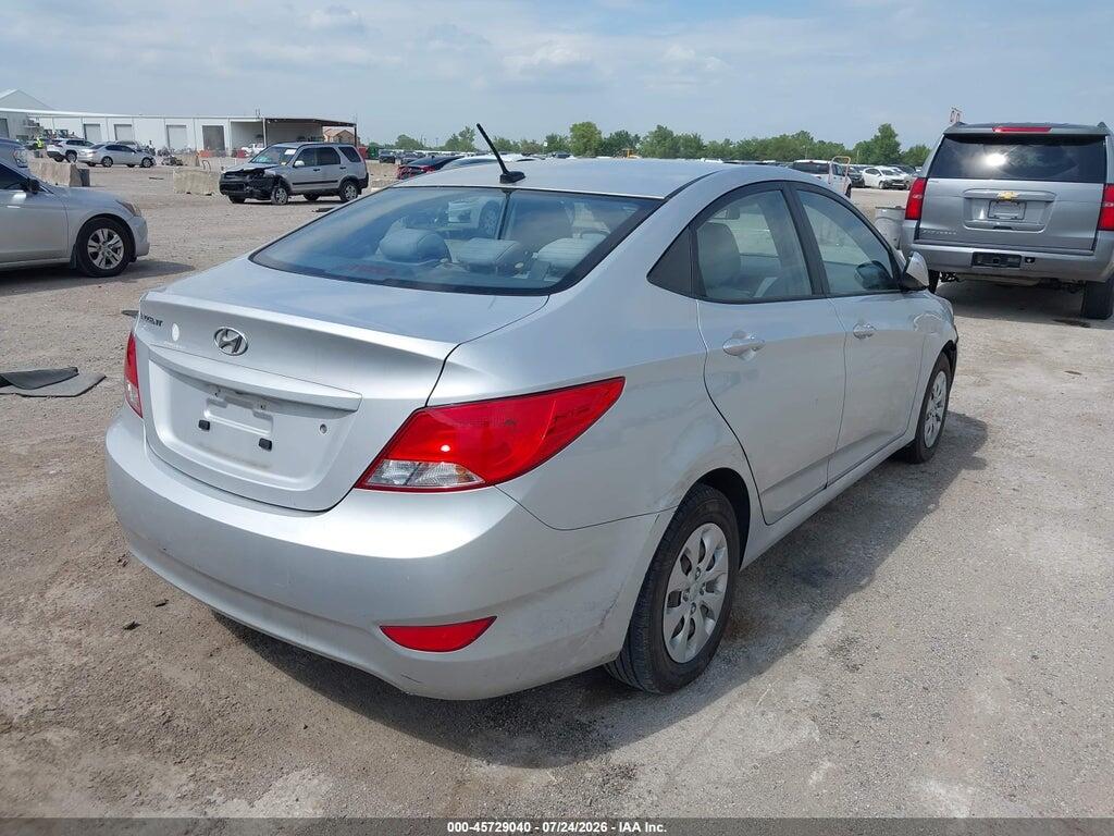 KMHCT4AE6GU011802 2016 HYUNDAI ACCENT photo no. 4