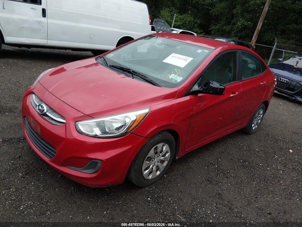 KMHCT4AE5GU072851 2016 HYUNDAI ACCENT photo no. 2