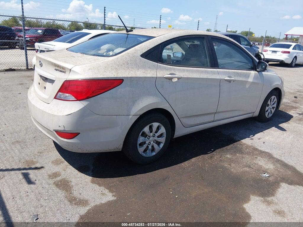 KMHCT4AE1GU956592 2016 HYUNDAI ACCENT photo no. 4