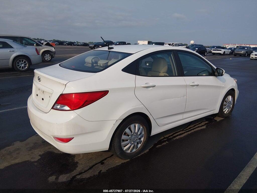 KMHCT4AE6GU047909 2016 HYUNDAI ACCENT photo no. 4