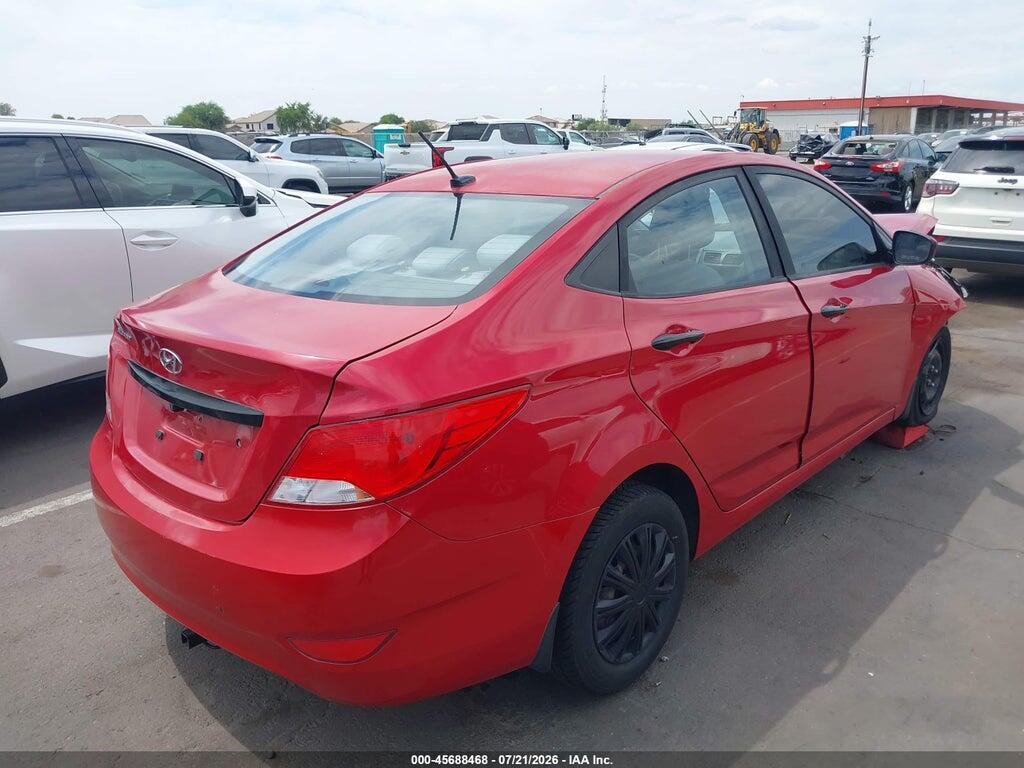 KMHCT4AE4GU078303 2016 HYUNDAI ACCENT photo no. 4