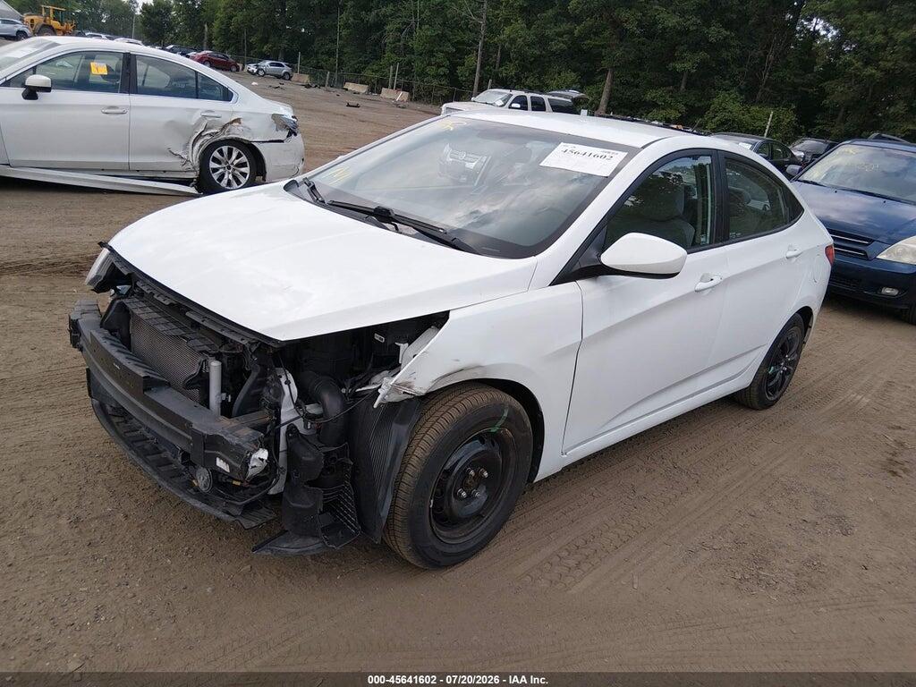 KMHCT4AE3GU974348 2016 HYUNDAI ACCENT photo no. 2