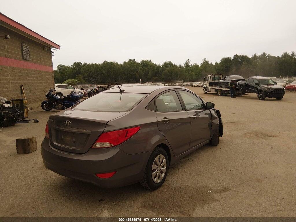 KMHCT4AE2GU005446 2016 HYUNDAI ACCENT photo no. 4