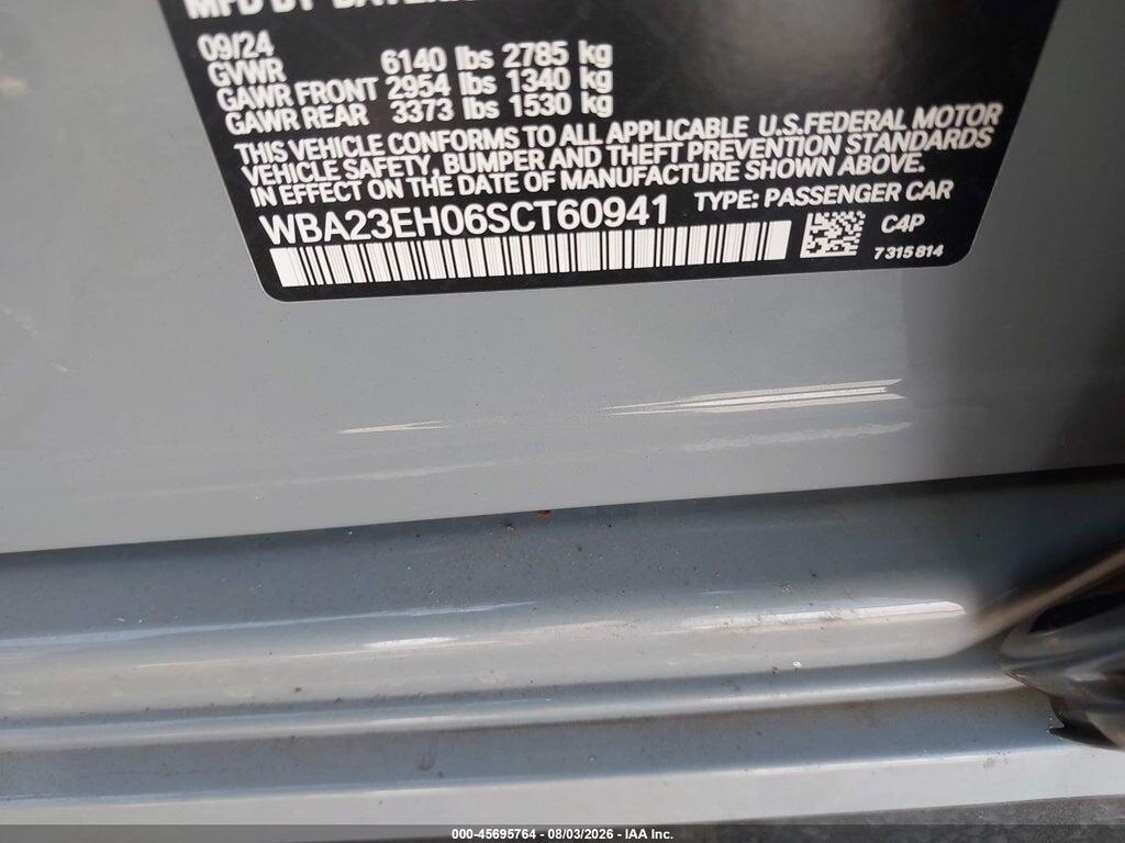 WBA23EH06SCT60941 2025 BMW 740I photo no. 9