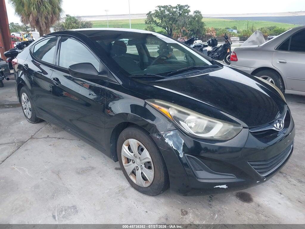 5NPDH4AE8GH711924 2016 HYUNDAI ELANTRA photo no. 1