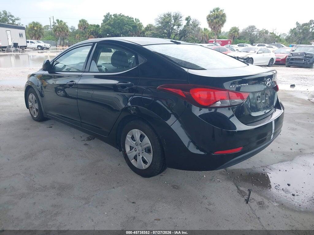 5NPDH4AE8GH711924 2016 HYUNDAI ELANTRA photo no. 3