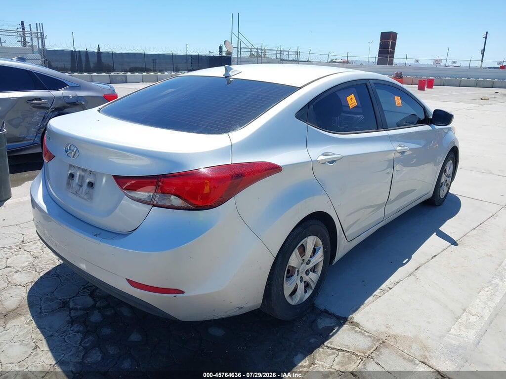 KMHDH4AEXGU475309 2016 HYUNDAI ELANTRA photo no. 4
