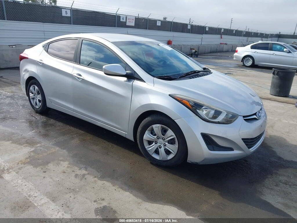 5NPDH4AE9GH789547 2016 HYUNDAI ELANTRA photo no. 1