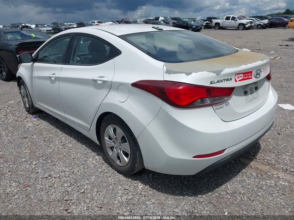 5NPDH4AE2GH787185 2016 HYUNDAI ELANTRA photo no. 3