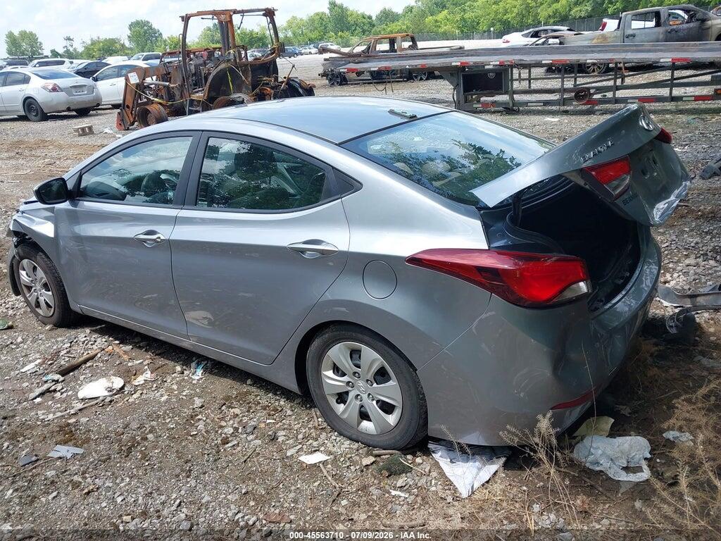 5NPDH4AE7GH738936 2016 HYUNDAI ELANTRA photo no. 3