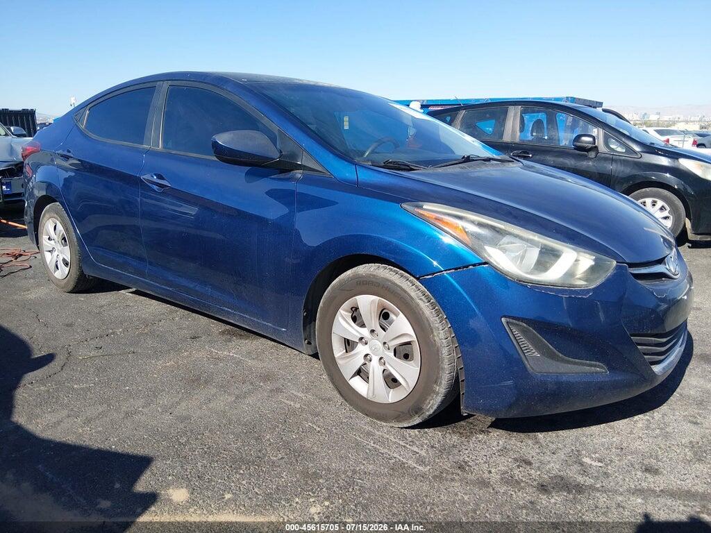5NPDH4AE7GH664661 2016 HYUNDAI ELANTRA photo no. 1