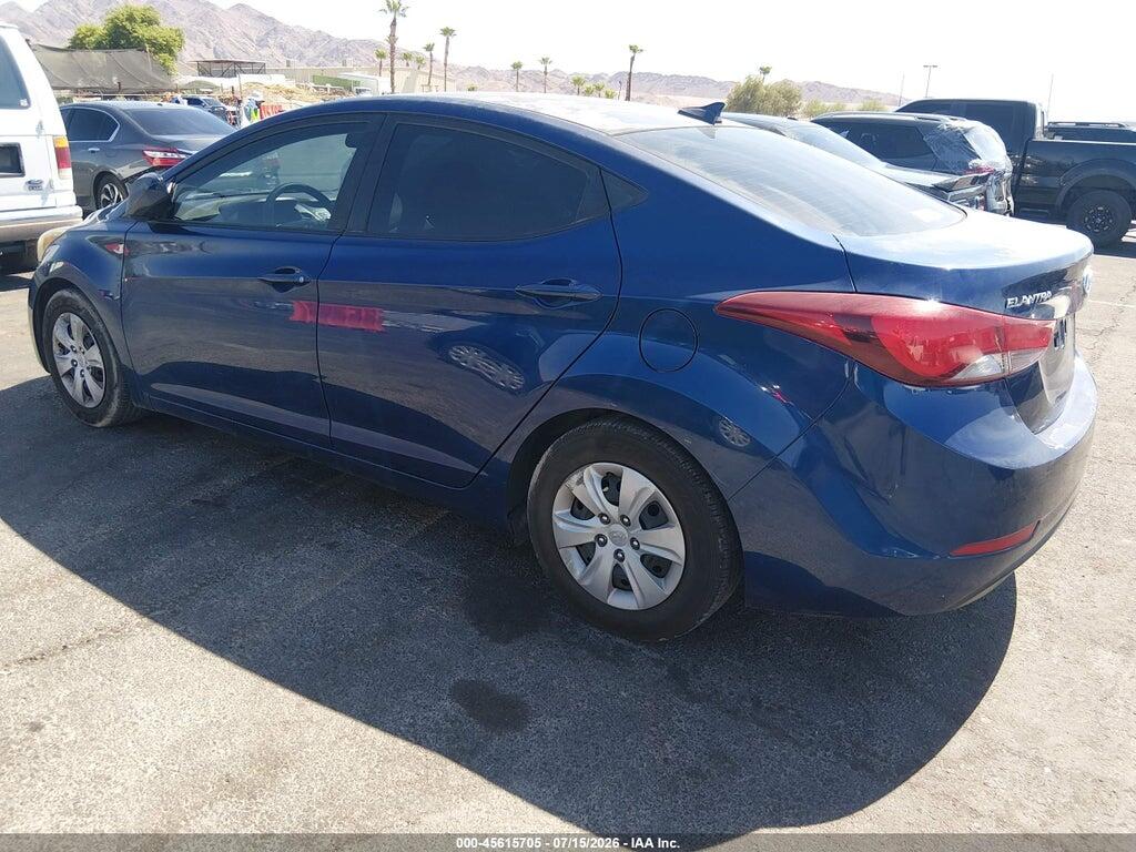 5NPDH4AE7GH664661 2016 HYUNDAI ELANTRA photo no. 3