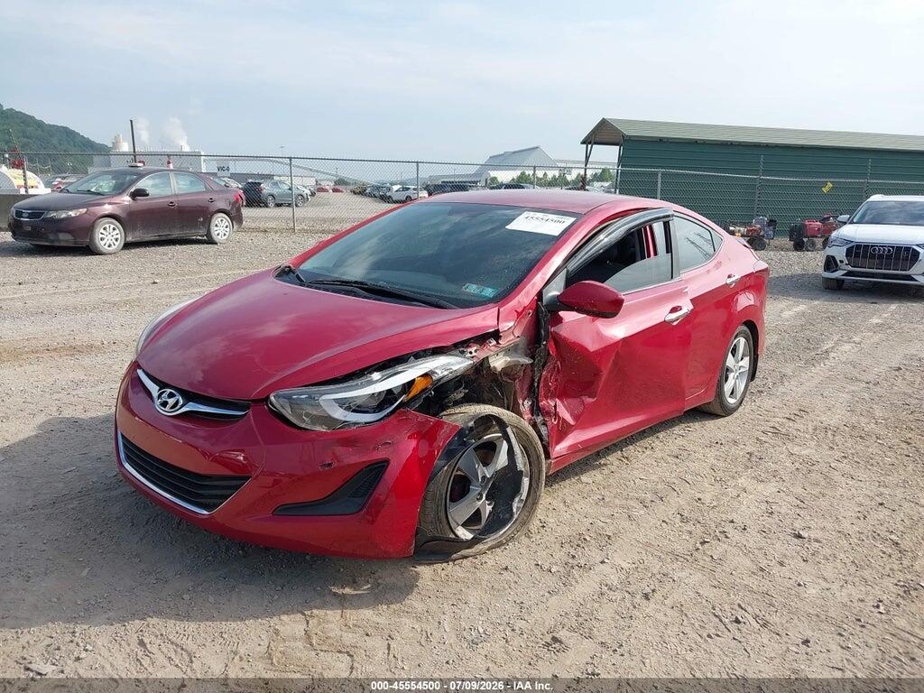 KMHDH4AEXGU588063 2016 HYUNDAI ELANTRA photo no. 2