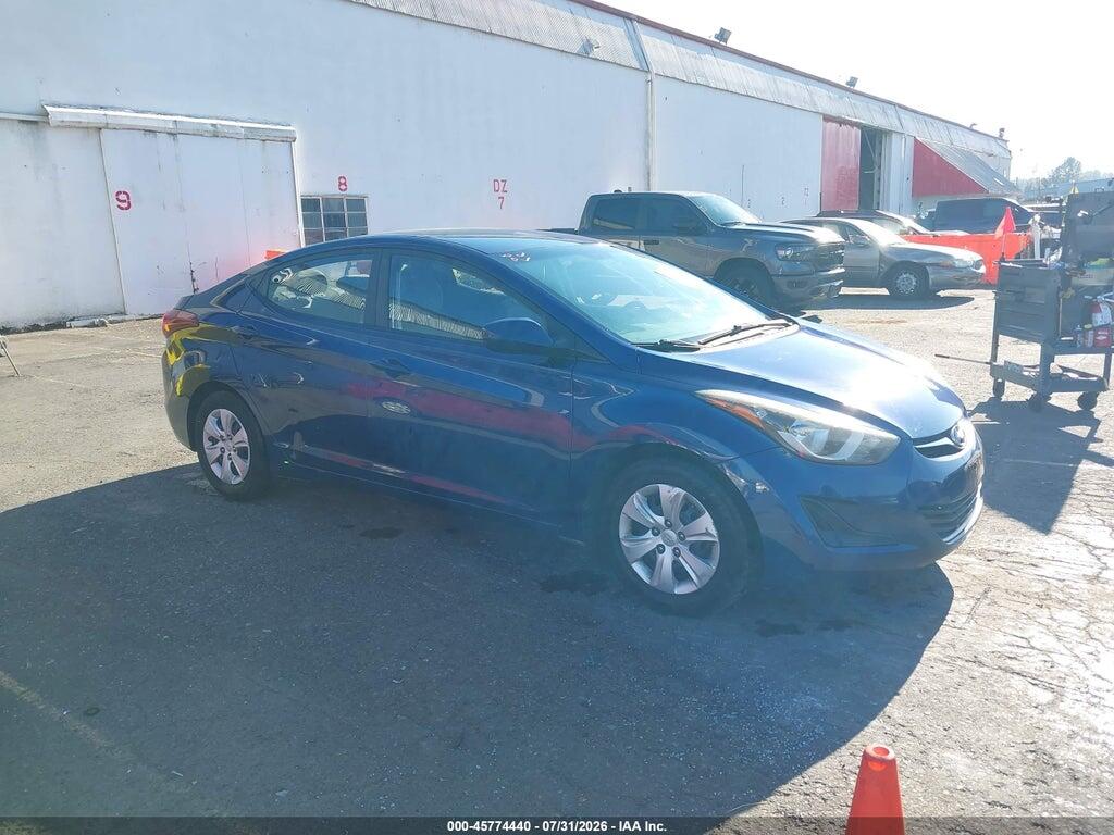 5NPDH4AE2GH700417 2016 HYUNDAI ELANTRA photo no. 1