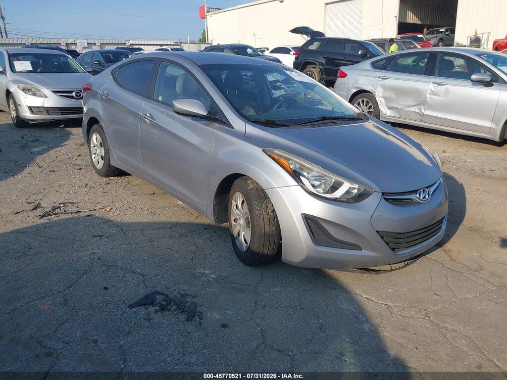 5NPDH4AE7GH719609 2016 HYUNDAI ELANTRA photo no. 1