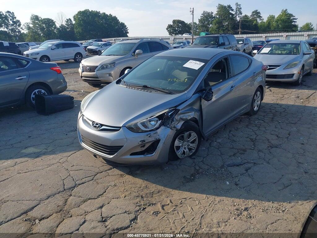 5NPDH4AE7GH719609 2016 HYUNDAI ELANTRA photo no. 2