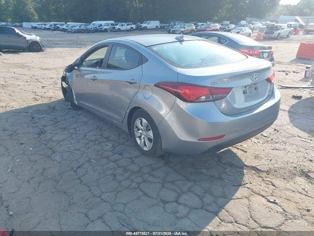 5NPDH4AE7GH719609 2016 HYUNDAI ELANTRA photo no. 3