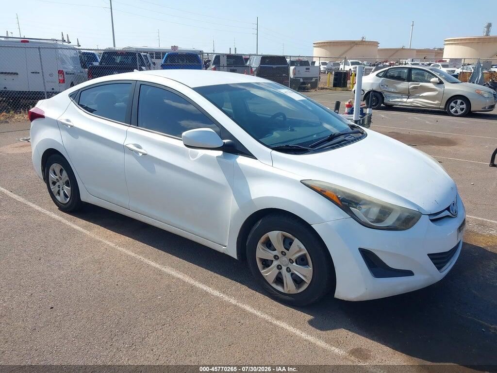 5NPDH4AE5GH740118 2016 HYUNDAI ELANTRA photo no. 1