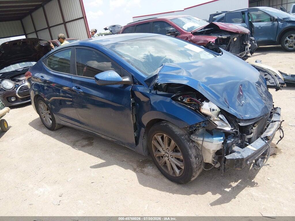 KMHDH4AE4GU503976 2016 HYUNDAI ELANTRA photo no. 1